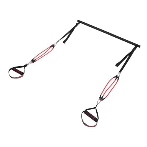 Pilates Bar Kit with Fitness Bands,Pilates Yoga Home Gym Equipment,Offers Adjustable Levels,Latex Pilate Workout Equipment for Legs Hip Waist Arm Exercise Women and Men