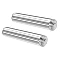 EVERYMATE Weight Plate Holder Power Rack Attachment 2 Inch Olympic Plate Storage Power Squat Rack Holder Weight Plates for 2x2 3x3 2x3 Power Cage Accessories Weight Plate Rack - color: C-1" hole(2pack)-Stainless Steel