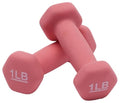 Amazon Basics Neoprene Dumbbell Hand Weights for Exercise and Muscle Toning - style: 1 Pound, Pair