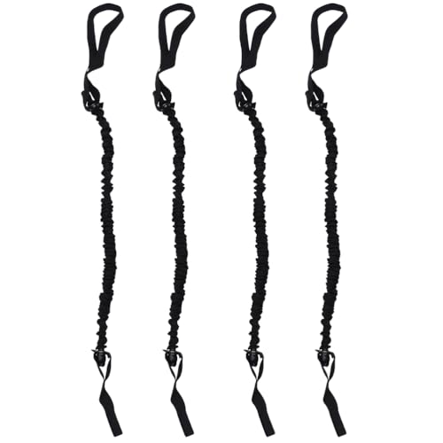 Toddmomy Ab Roller Pull Ropes Abdominal Wheel Pull Ropes Resistance Bands for Core Training Built-in Cloth Cover 4 Pack for Home and Gym Use