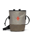 BLACK DIAMOND Mojo Zip Rock Climbing Chalk Bag, Adjustable Belt, Zip Pocket - color: Moonstone, size: Medium-Large