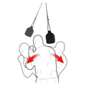 INNOLIFE Boxing Slip Bag, Dodge Hide Speed Bag, MMA Pendulum Training, Black