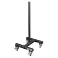 Valor Fitness Bumper Plate Storage Rack, Olympic Weight Plate Tree with Locking Wheels, 500 lb Capacity, 2 Inch Plate Holder for Home Gym, Garage Gym, and Commercial Fitness Use