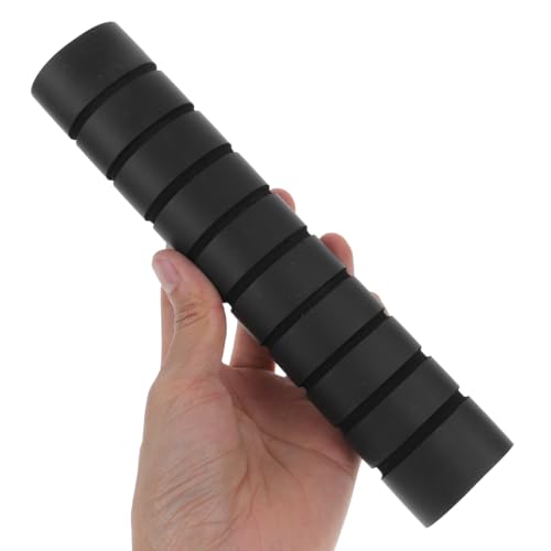 POPETPOP 3 Pcs Pull-up Bar Grips, Non-Slip Foam Tubing Grips, Thick Sponge Bar Adapter, Pull-up Sleeves for Strength Training Equipment (Black)