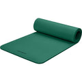 Retrospec Solana Yoga Mat Thick 1/2in Non-Slip Workout Mat with Nylon Strap - 72x24in Exercise Mat for Pilates, Stretching & Fitness - BPA Free, Easy Clean - color: Elm Green