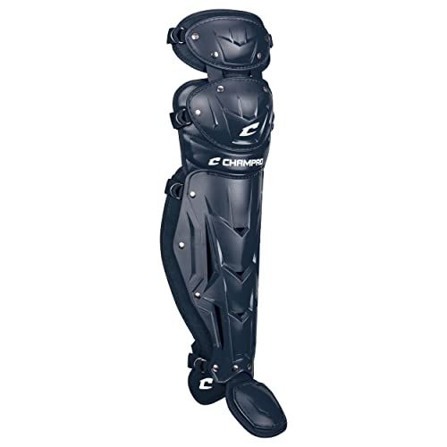 Champro Optimus MVP Double Knee Leg Guard - color: Navy, size: 14.5"