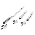 Marcy Hollow Curl Bar and Dumbbell Handle Set with Spring Collars - style: 2 inch Diameter