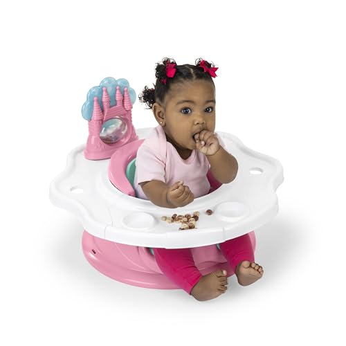Bright Starts Disney Princess SuperSeat, Fun Baby Seat for Sitting Up, Playtime, and Meals, Ages 4 Months to 4 Years, Pink - color: Princess