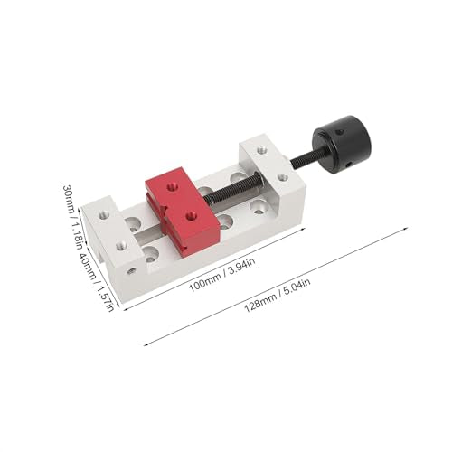 50mm Mini Vise Mini Aluminum Flat Clamp Table Bench Vise Drill Press Vice Fixing Tool Bench Vice to hold different sized objects in place DIY Sculpture Craft Carving Fixing Tool