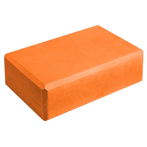 3 in Foam Bulk Yoga Blocks, 10 Pack - color: Orange