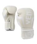 Venum Elite Boxing Gloves - color: White/Ivory, size: 10-Ounce
