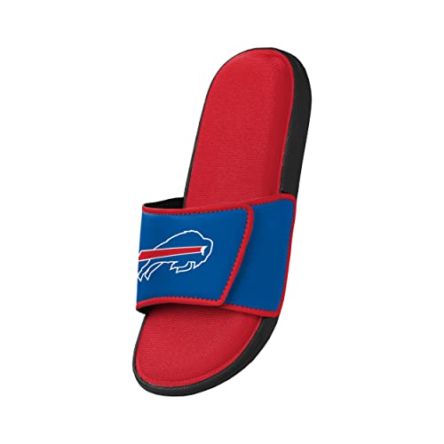 FOCO mens NFL Team Logo Sport Shower Foam Slide Flip Flop Sandals - size: 9-10