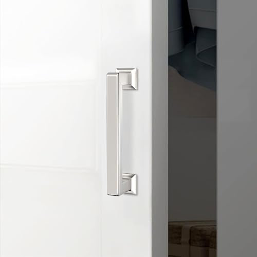10 Pack 3-3/4 inch(96mm) Brushed Satin Nickel Kitchen Cabinet Handles Cabinet Pulls Sliver Drawer Pulls Kitchen Cabinet Hardware Dresser Handles - color: Brushed Satin Nickel, size: 3-3/4" Hole Center（96mm）