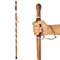 Vive Wooden Walking Stick - Willow Cane for Seniors Hiking & Balance | Heavy Duty Carved Twisted Wood Sticks for Men & Women - Stylish Support Pole for Outdoor Trekking & Weight Bearing