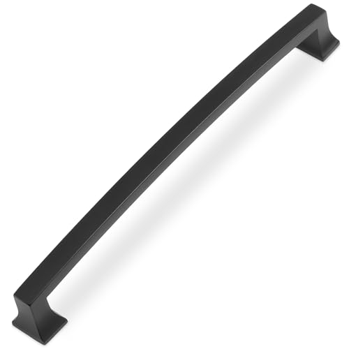 COTYKILEY 10 Pack 7.5Inch(192mm) Matte Black Cabinet Handles Black Kitchen Cabinet Pulls Cabinet Door Handles Kitchen Cabinet Hardware - color: Matte Black, size: 7.5" Hole Center（192MM）