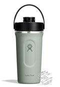 Hydro Flask Shaker Bottle – Insulated Stainless Steel Gym Bottle for Pre Workout & Protein 24 Oz Agave Green - color: AGAVE