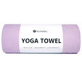 Eunzel Hot Yoga Towel Non Slip Yoga Mat Towel Non-Slip Sweat Absorbent Microfiber Towel for Hot Yoga, Pilates and Workout 72" x 26.5", Taro Purple - color: Taro Purple