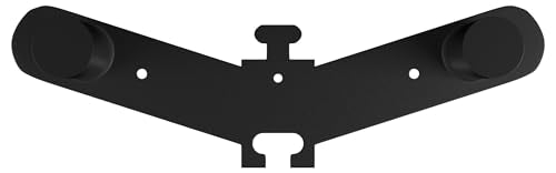 Fitvids Weight Plate Storage Rack, Weight Plate Holder Wall Mounted Bumper Plate Storage for Home Gym, Fit 2" Olympic Plates, 3 Pegs