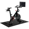 Bike Mat | 6mm Thickness, 36" x 72" Exercise Bike Mat/Treadmill Mat for Hardwood Floors or Carpet, Non-Slip Sweat-Proof Exercise Equipment Mat for Bike Trainer/Stationary Spin Bike - size: 1/4" thick, 36" x 72"