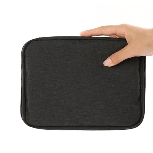 Watch Band Organizer, Watch Band Storage Case, Waterproof Smart Watch Band Organiser Case, Travel Organiser Bag for Watch Bands for Bands and Accessories,Watch Band Pin,Cable,Earphones (Black) - color: Black