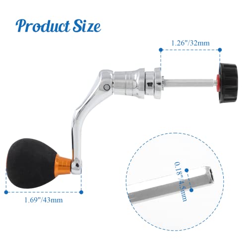 Fishing Spinning Reel Handle - color: Gold, size: Large