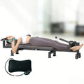 Home Lumbar Traction Table, Portable Fitness Lumbar Back Stretcher Table with Airbag, Full Body Traction Bed for Tension Relieve and Back Decompression