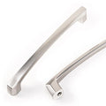 COTYKILEY 10 Pack 5Inch(128mm) Brushed Satin Nickel Kitchen Cabinet Handles Silver Cabinet Pulls Cabinet Door Handles Kitchen Cabinet Hardware Cupboard Drawer Pulls Dresser Handles - color: Brushed Satin Nickel, size: 5" Hole Center（128MM）