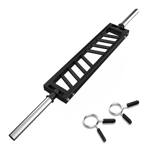 Multi Grip Swiss Bar, Fits 2" Olympic Bar, 600 LBS Capacity for Home Gym - color: A Multi Grip Barbell-Straight