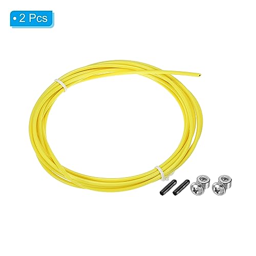 PATIKIL Speed Jump Rope Replacement Cable, Professional Skipping Rope Steel Wire Replace for High Speed Jump Ropes - color: Yellow
