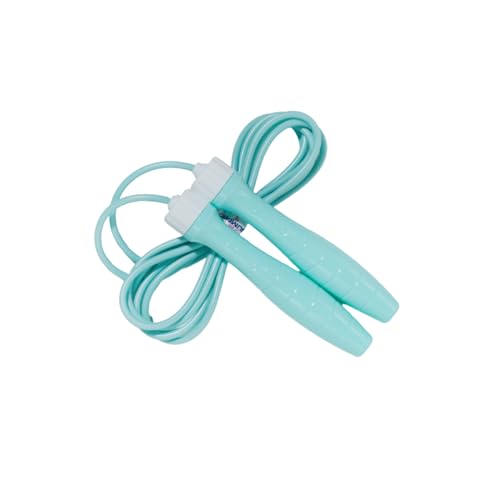 KSY Kids Jump Rope (Crystal Series) – Durable PVC Jump Rope for Kids Ages 6-12 – Lightweight, Adjustable, and Tangle-Free – Made in Korea - color: Mint