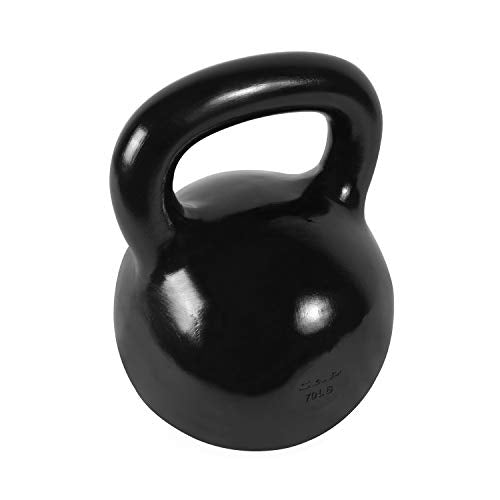 CAP Barbell Black Enamel Coated - Singles and Sets, Multiple Weight Choices - size: 70.0 Pounds