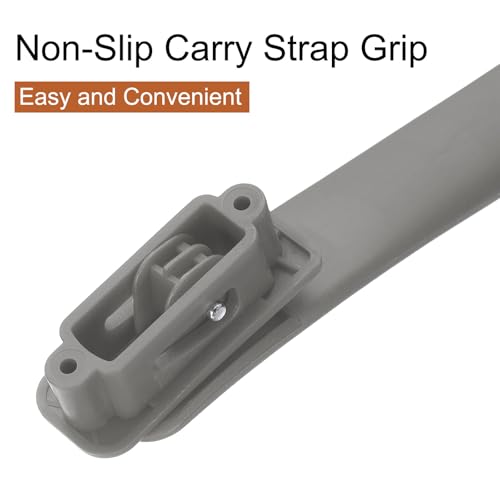 uxcell 2 Pcs Luggage Handle Replacement 8.5 Inch Suitcase Handle Carry Strap Plastic Pull Handle Grip Luggage Replacement Parts with Screws for Suitcase Box Luggage Case, Rock Grey - color: Rock Grey