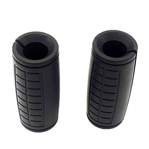 Weight Bar Grips Fit Standard Barbell, Dumbell Handles, Thick Bar Training Adapter For WeightLifting & Cable Attachments Fitness Training Rope Grips For Body Arm Forearm Builder Strength - color: Black