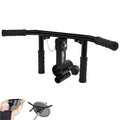 Yes4All Exercise Machine Adjustable T Bar Row Attachment, D Row Handle/Landmine Handle Attachment with Textured Rubber Handles - color: I. Black - T Bar 4 Handles Adjustable