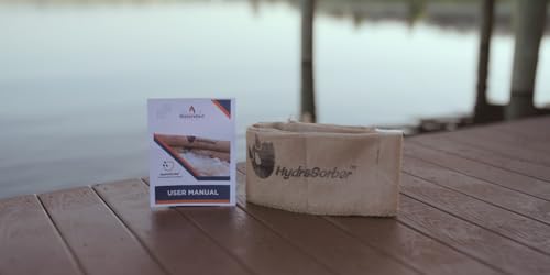 HydraSorber - Sandless Sandbags - Water Absorbent Flood Barrier - size: 4 Foot Length (3 Pack)