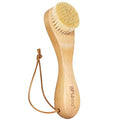 BFWood Laundry Stain Brush, Natural Soft Boar Bristles, Removes Tough Stains from Delicate Fabrics Like Knits, Cotton, and Linens, Gentle on Fabrics, No Damage - style: Round