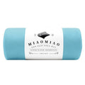 MIAOMIAO Non-Slip Hot Yoga Towel Set,Super Absorbent Microfiber in, 24.5" x 72" - Anti-Slip, Injury Free Design for Pilates, Yoga Mats, Exercise, and Fitness Gear - color: Light Blue