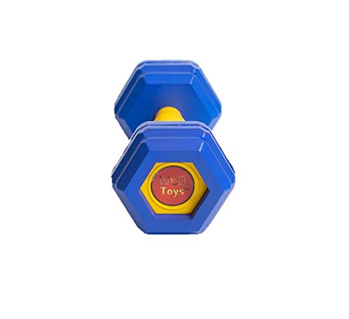 WOD Toys® Dumbbell Mini - Kids Classic Hex Dumbell Toy Weight with Ergonomic Handle - Safe, Durable Fitness Toys for Kids Fitness Participation - Kid Gym Workout and Exercise Equipment for Toddlers and Children