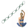 VRTX Stretch Straps for Exercise | Yoga & Pilates Stretching Bands w/ 7 Loops | Resistance Bands for Fitness Workout, Home Gym, Physical Therapy | Soft Mesh Cloth, Durable – Single Pack - size: Light (6.6-22lbs)