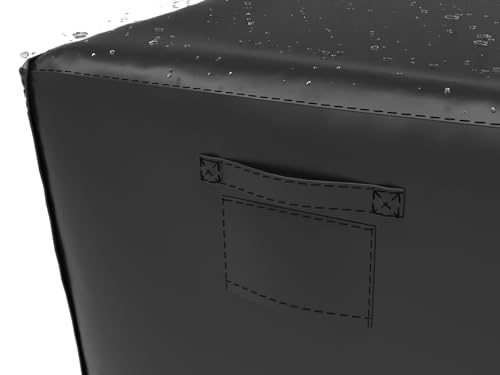 58" Heavy Duty Waterproof Gas Grill Cover fits Weber Char-Broil Coleman Gas Grill-Black - color: black, size: 58"