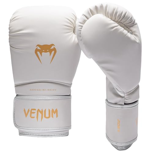 Venum Contender Boxing Gloves - color: Ivory/Gold, size: 16-Ounce, style: Contender 1.5