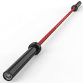 HANDBODE Olympic Barbell 6.5 ft/7 ft, 2 Inch Straight Womens Bars, 35 lb/45 lb Weight Bar, 1000 lb High-Capacity, for Weightlifting, Bench Press, Deadlift, Squat, Home Gym Strength Training - color: 6.5 ft Barbell 35 lb, 1000 lb, Red & Black