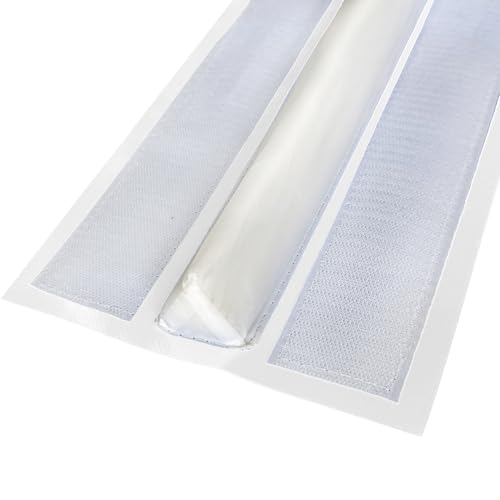 Sumery 3ft/6ft Air Mat Tumble Track Connector Tape for Inflatable Tumbling Gymnastic/Yoga/Camping White（NEW） (40) - color: White