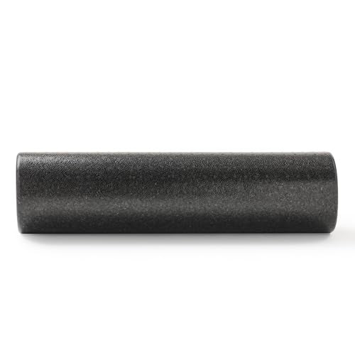 Sunny Health & Fitness 24" Black High-Density Yoga Foam Roller | Muscle Relief, Physical Therapy, Post-Workout Recovery, Improved Flexibility, Home, Gym, Rehab Use, Full-Body Use - color: Black, size: 24-Inch