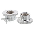 VALICLUD Barbell Collar Clamps 2.8mm Steel Dumbbell Screw Locking Fasteners 2pcs Pack Weight Lifting Collars Gym Clips for Home Fitness Security