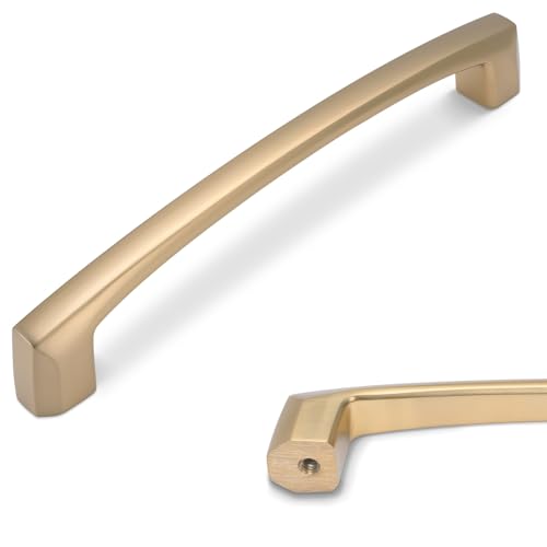 10 Pack 5 inch(128mm) Champagne Bronze Kitchen Cabinet Handles Cabinet Pulls Gold Drawer Pulls Kitchen Cabinet Hardware Handles Dresser Handles - color: Champagne Bronze, size: 5'' Hole Center(128mm)