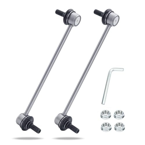 54830-3Q000 10.63" Zinc-Nickel Alloy Front Right & Left Stabilizer Sway Bar Links for Hyundai ­Sonata 12-15, Azera 12-17, Optima 12-16, Kia Cadenza 14-16 - color: 54830-3Q000, size: Sway Bar Links