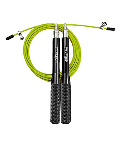 Venum Thunder Evo Jump Rope - color: Black/Neo Yellow