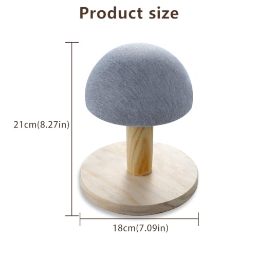 Bra Wooden Ironing Board Tabletop Small Round Base Padded Mini for Bras,Hats,Shirts,Collars,Kids Clothes Sewing Dorm Travel,Grey - size: small round