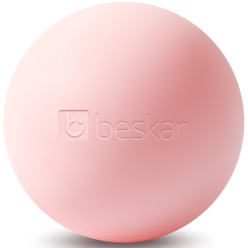 Massage Lacrosse Balls for Myofascial Release, Trigger Point Therapy and Yoga Therapy, Foot Massage Ball to Relieve Plantar Fasciitis Pink - color: Pink